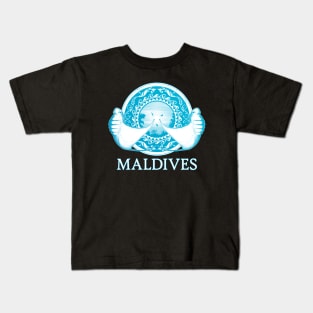 Giant Manta Ray Maldives Diving Kids T-Shirt